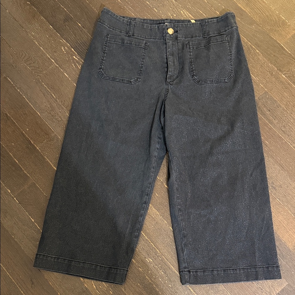 Anthropology The Colette Sparkle Black Jeans